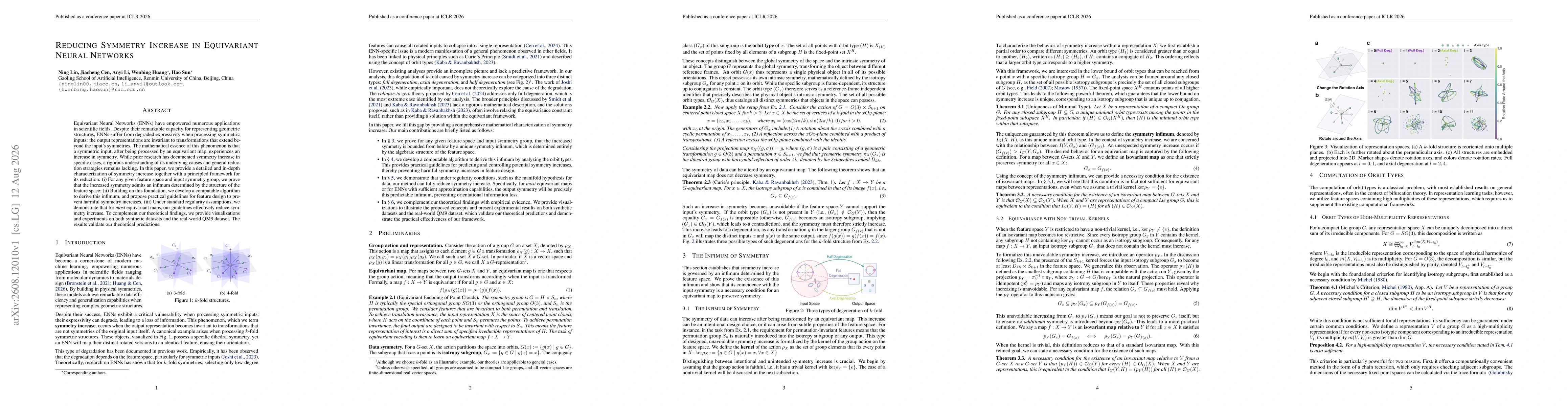 Thumbnail for Reducing Symmetry Increase in Equivariant Neural Networks