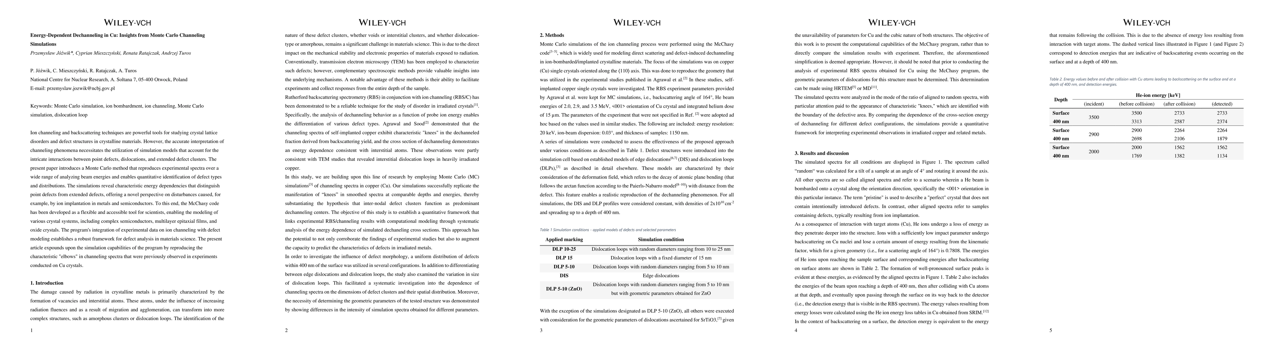 Thumbnail for Energy-Dependent Dechanneling in Cu: Insights from Monte Carlo Channeling Simulations