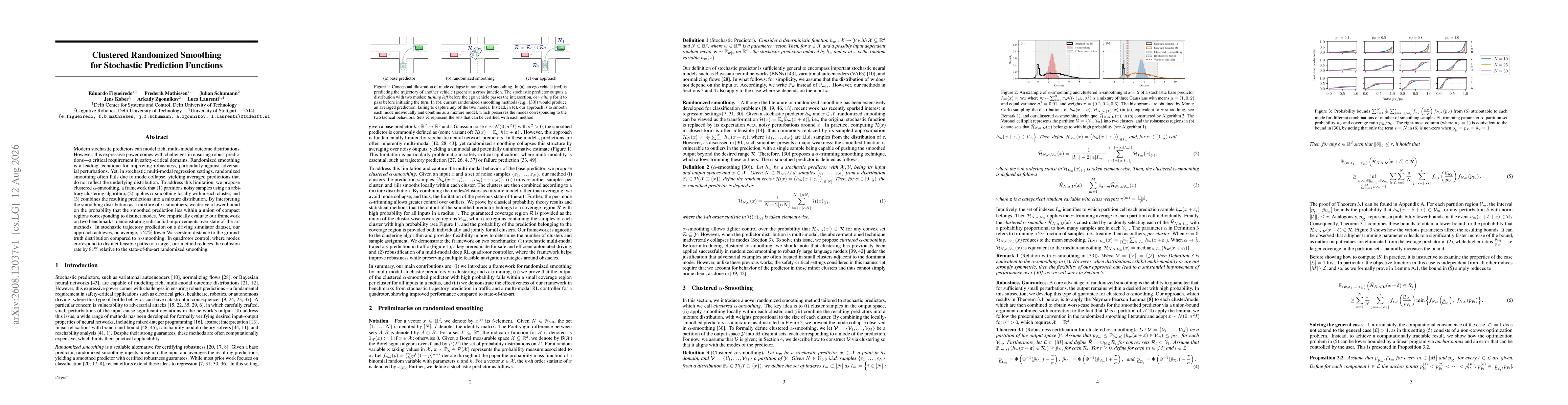 Thumbnail for Clustered Randomized Smoothing for Stochastic Prediction Functions