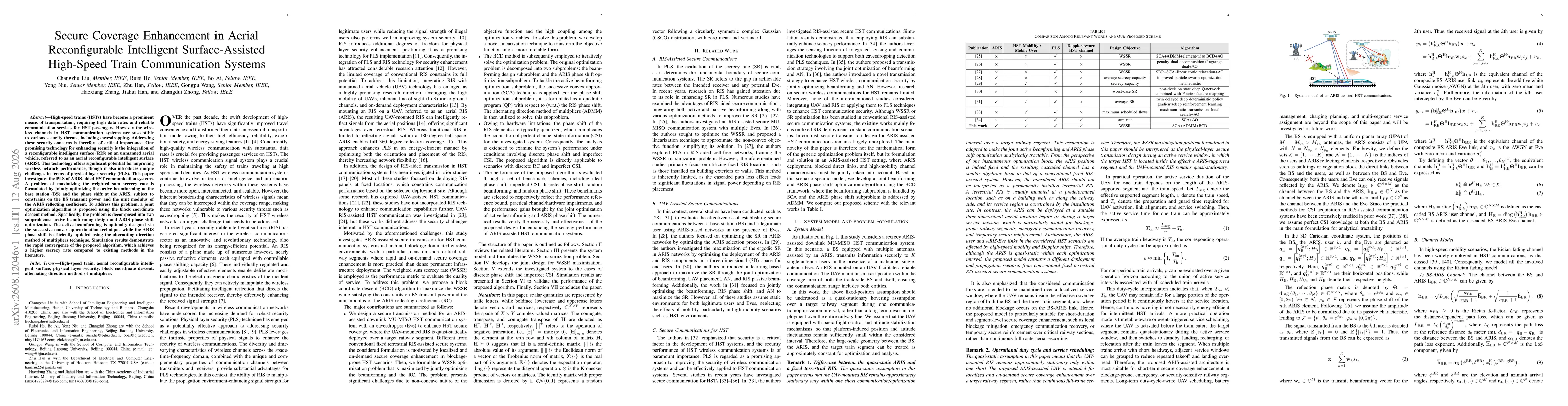 Thumbnail for Secure Coverage Enhancement in Aerial Reconfigurable Intelligent Surface-Assisted High-Speed Train Communication Systems