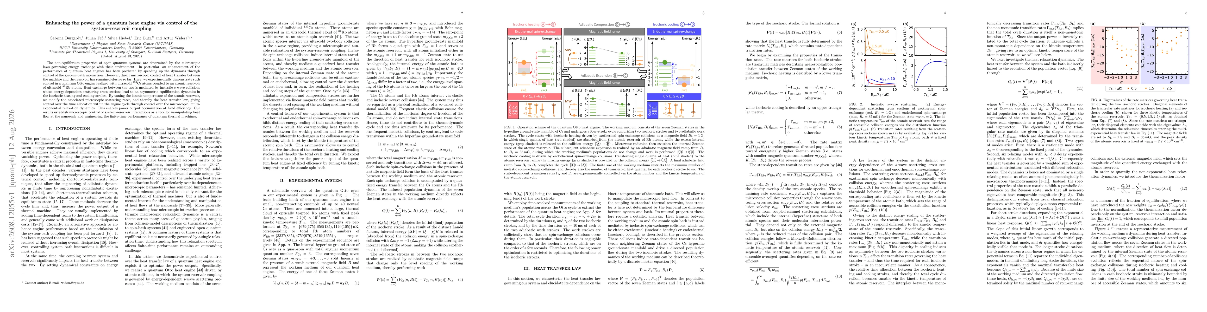 Thumbnail for Enhancing the power of a quantum heat engine via control of the system--reservoir coupling