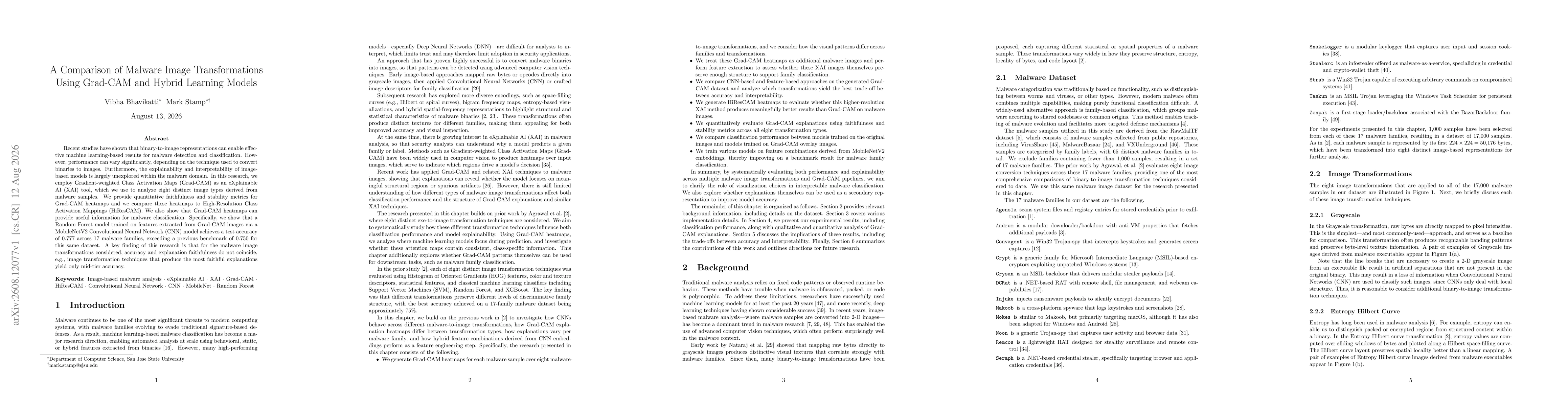Thumbnail for A Comparison of Malware Image Transformations Using Grad-CAM and Hybrid Learning Models