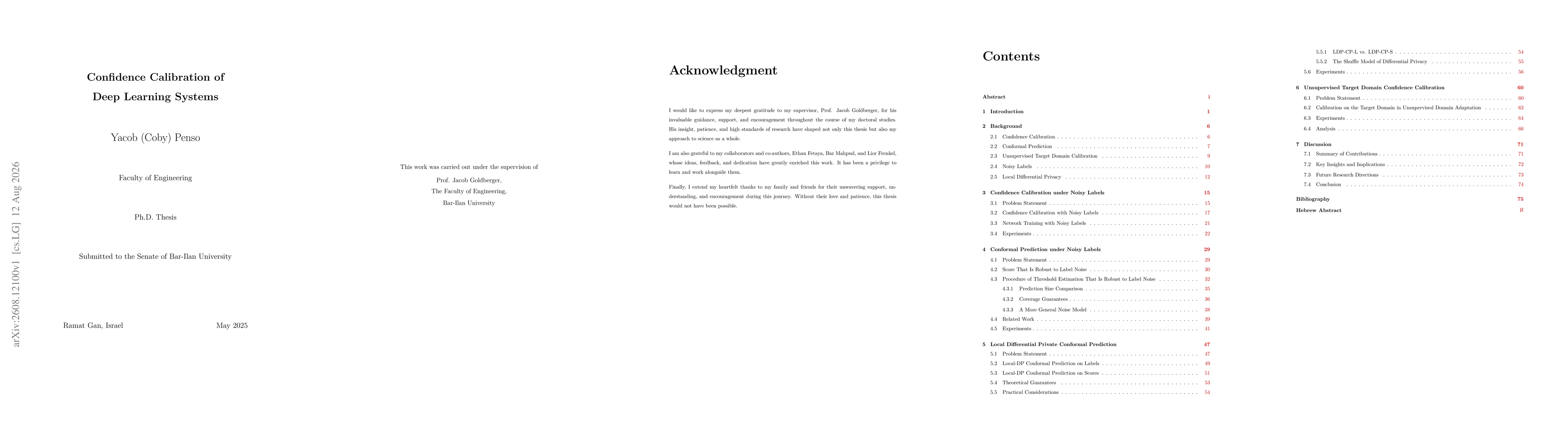 Thumbnail for Confidence Calibration of Deep Learning Systems