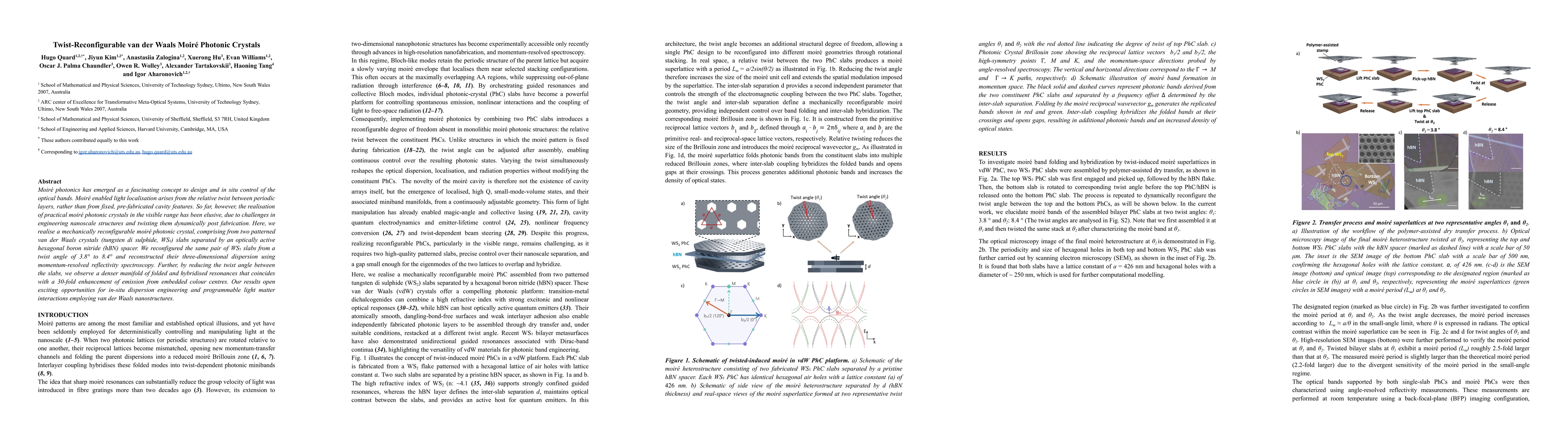 Thumbnail for Twist-Reconfigurable van der Waals Moiré Photonic Crystals