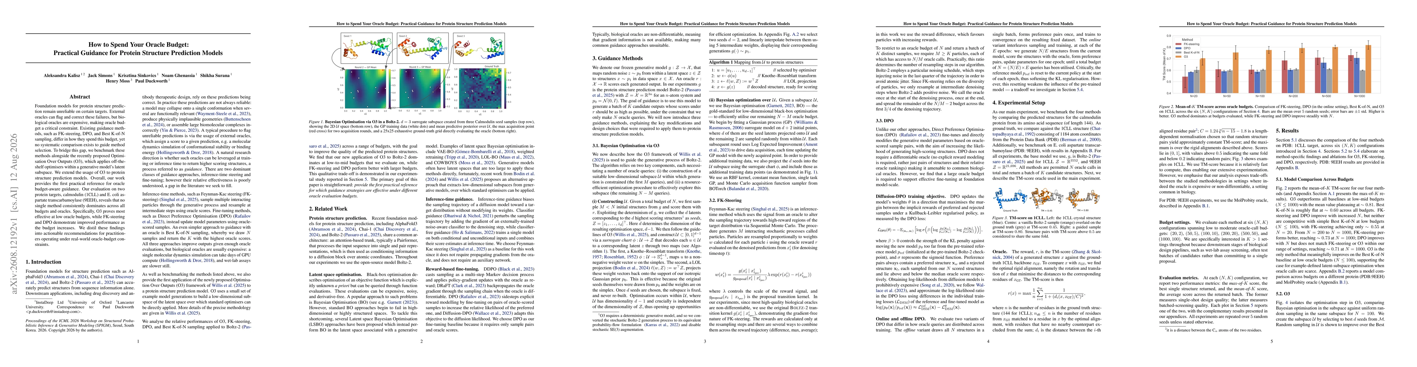 Thumbnail for How to Spend Your Oracle Budget: Practical Guidance for Protein Structure Prediction Models