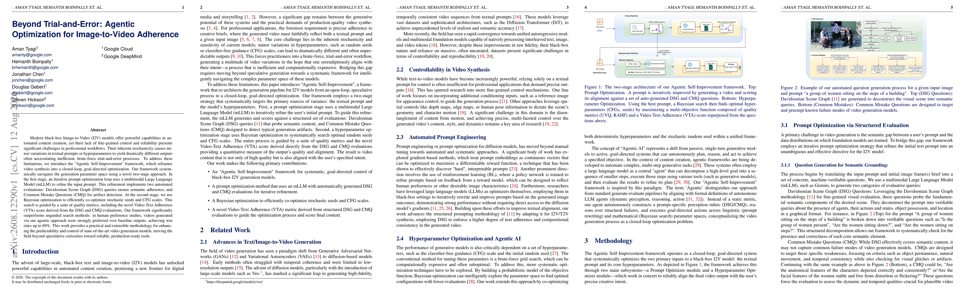 Thumbnail for Beyond Trial-and-Error: Agentic Optimization for Image-to-Video Adherence