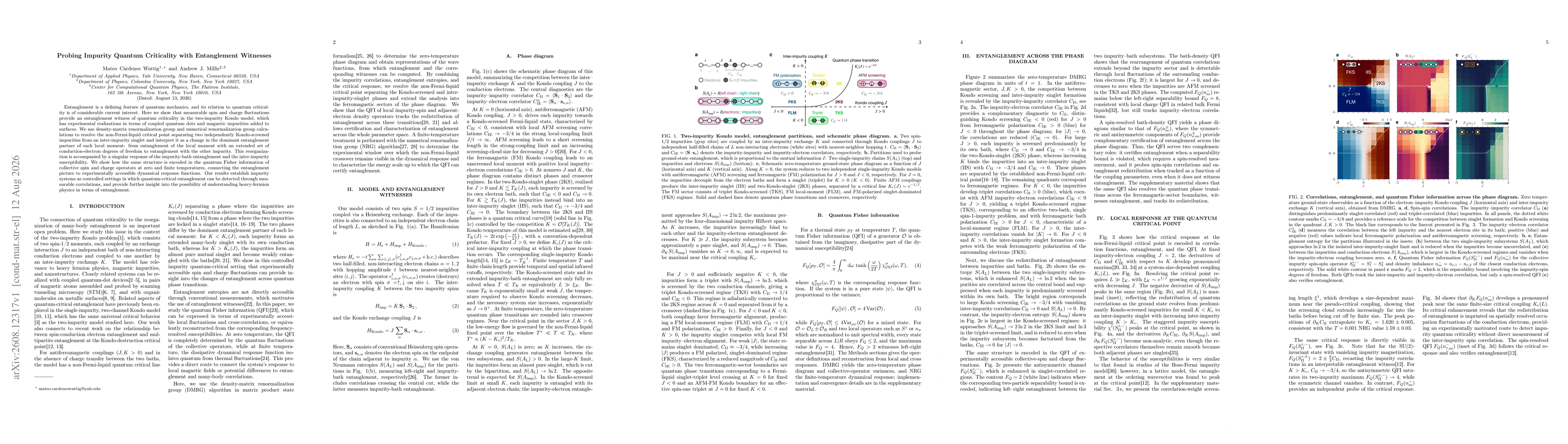 Thumbnail for Probing Impurity Quantum Criticality with Entanglement Witnesses