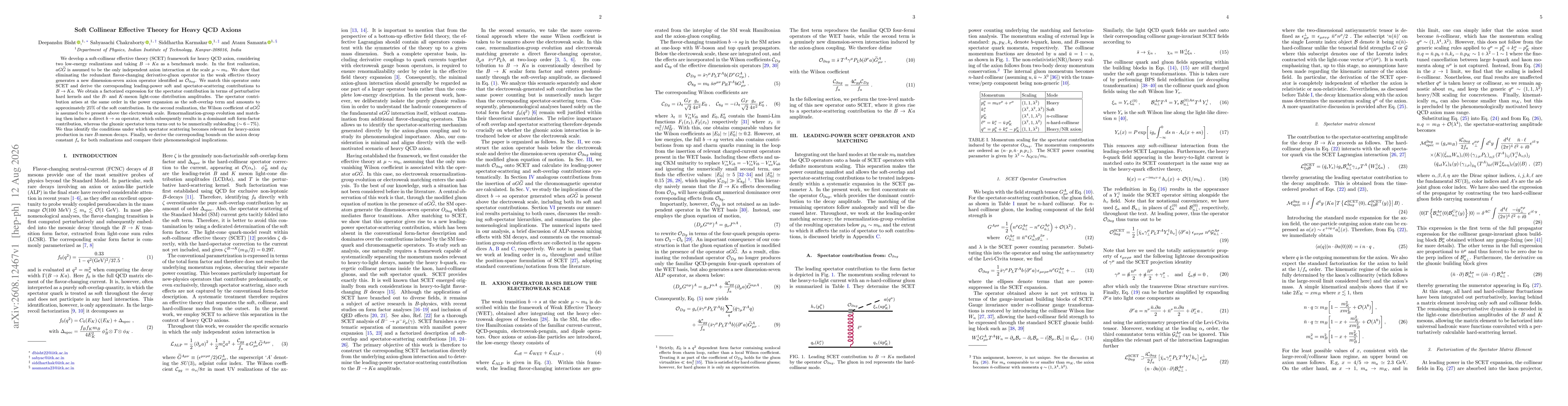 Thumbnail for Soft Collinear Effective Theory for Heavy QCD Axions