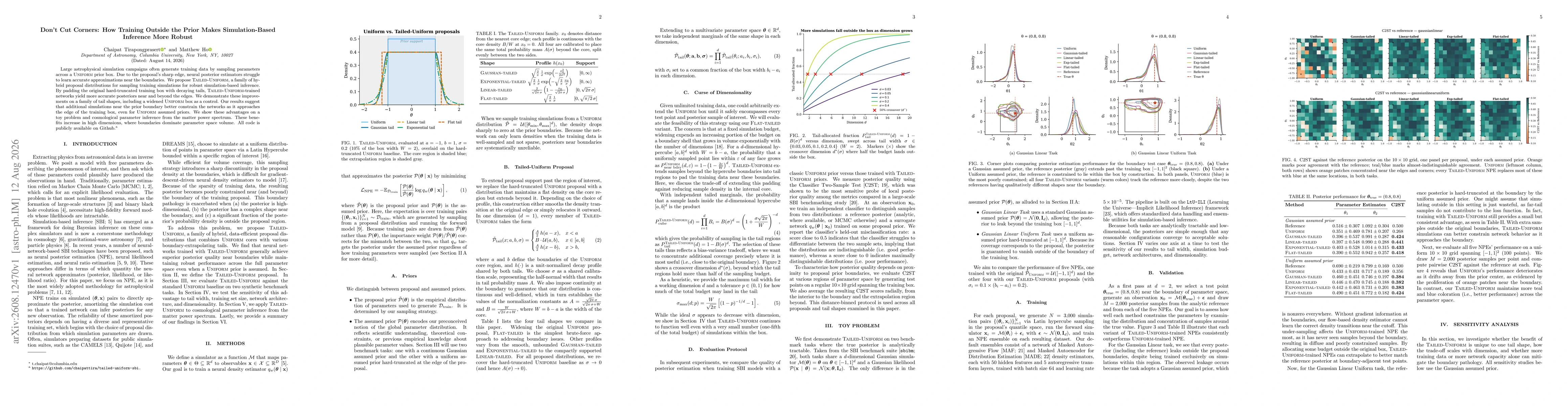 Thumbnail for Don't Cut Corners: How Training Outside the Prior Makes Simulation-Based Inference More Robust