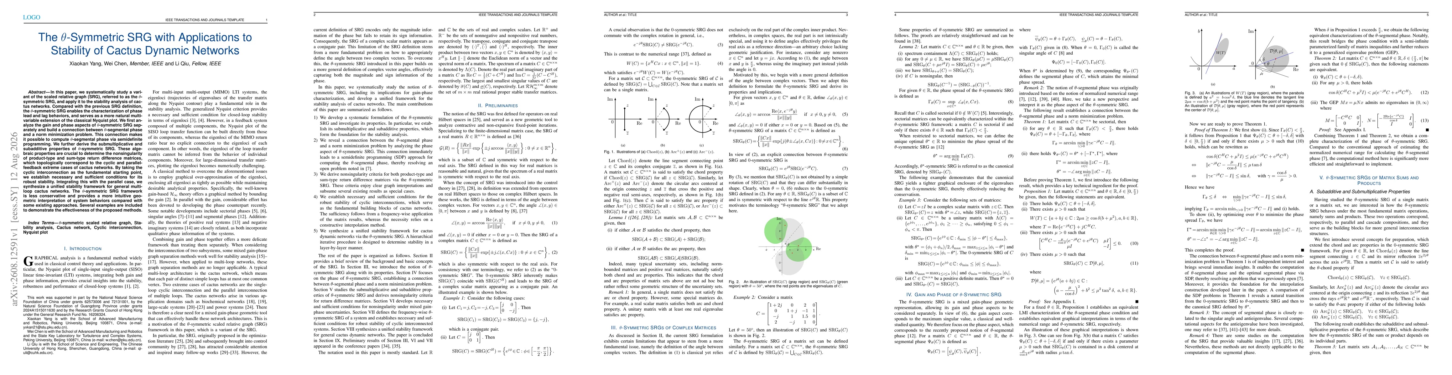 Thumbnail for The $θ$-Symmetric SRG with Applications to Stability of Cactus Dynamic Networks