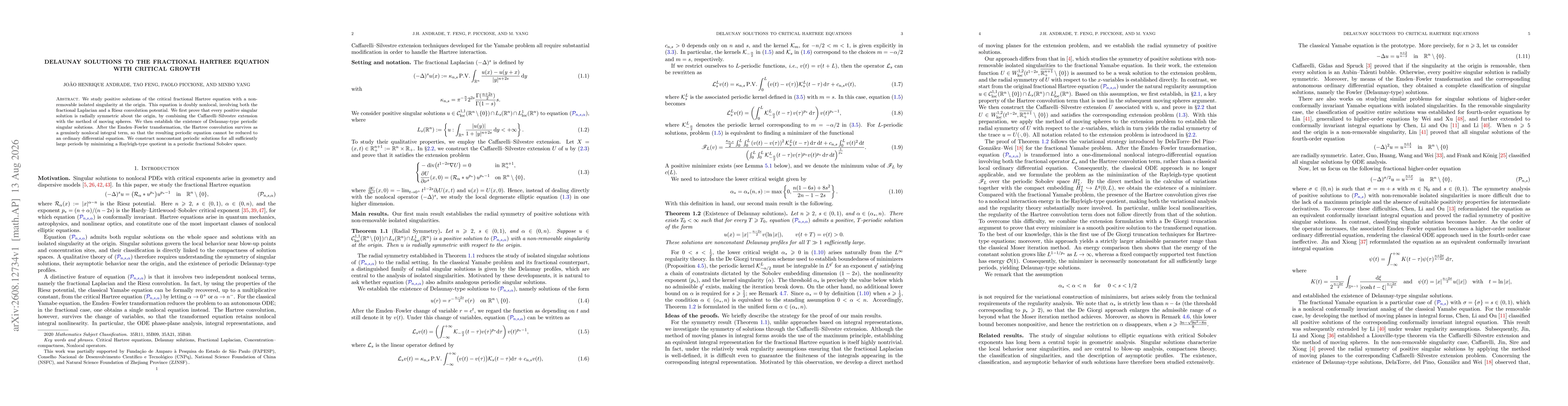Thumbnail for Delaunay solutions to the fractional Hartree equation with critical growth