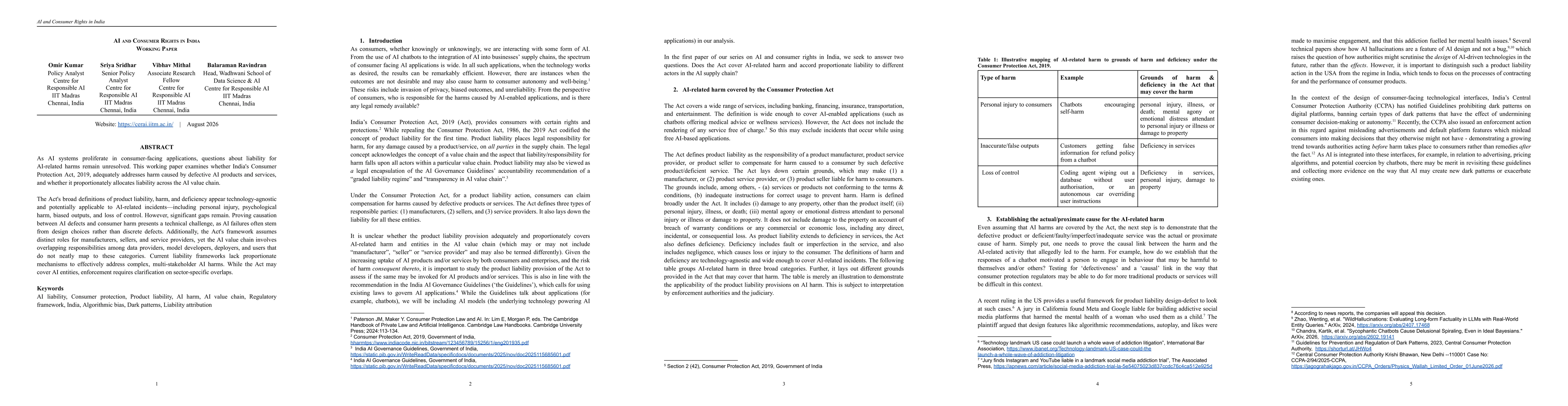 Thumbnail for AI and Consumer Rights in India Working Paper