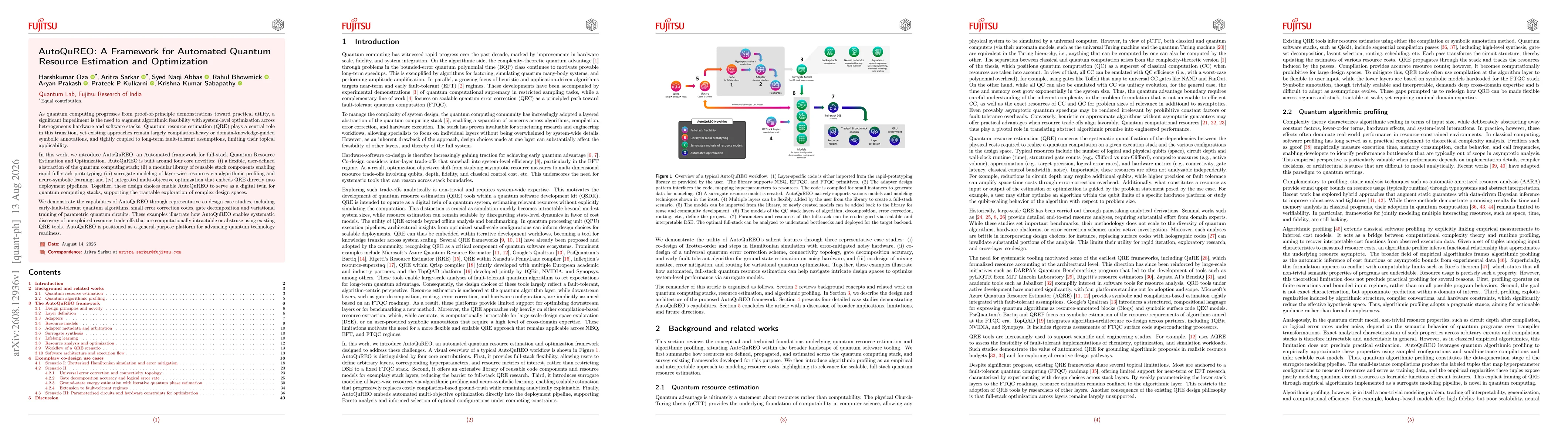 Thumbnail for AutoQuREO: A Framework for Automated Quantum Resource Estimation and Optimization