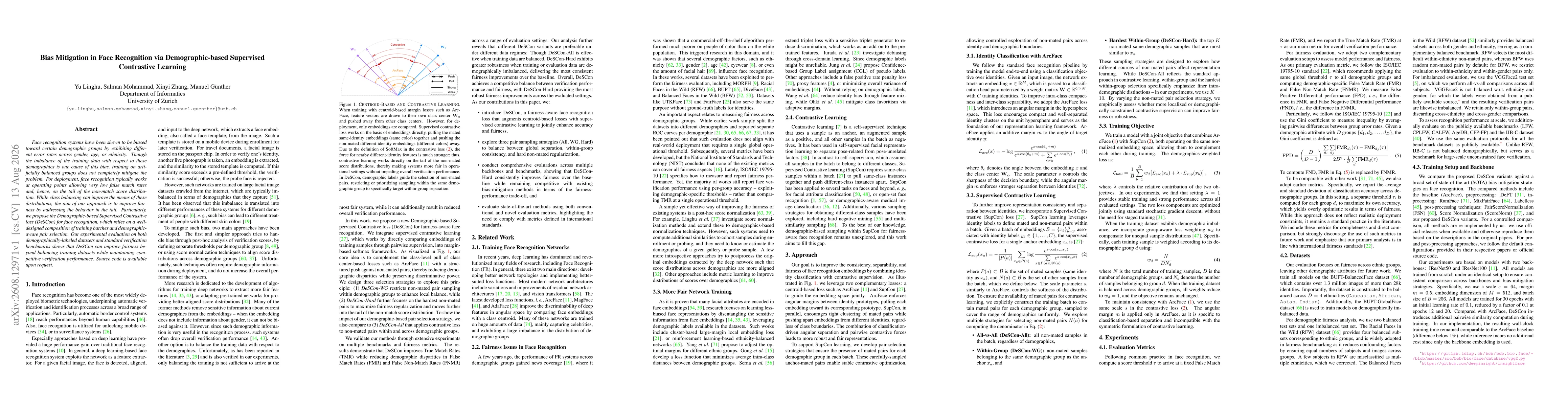 Thumbnail for Bias Mitigation in Face Recognition via Demographic-based Supervised Contrastive Learning