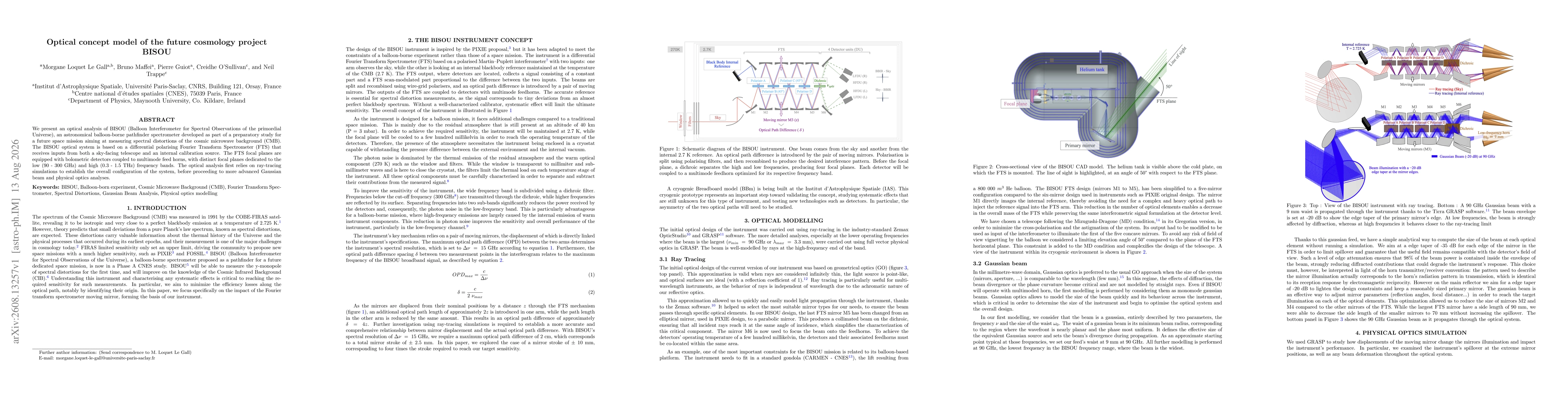 Thumbnail for Optical concept model of the future cosmology project BISOU