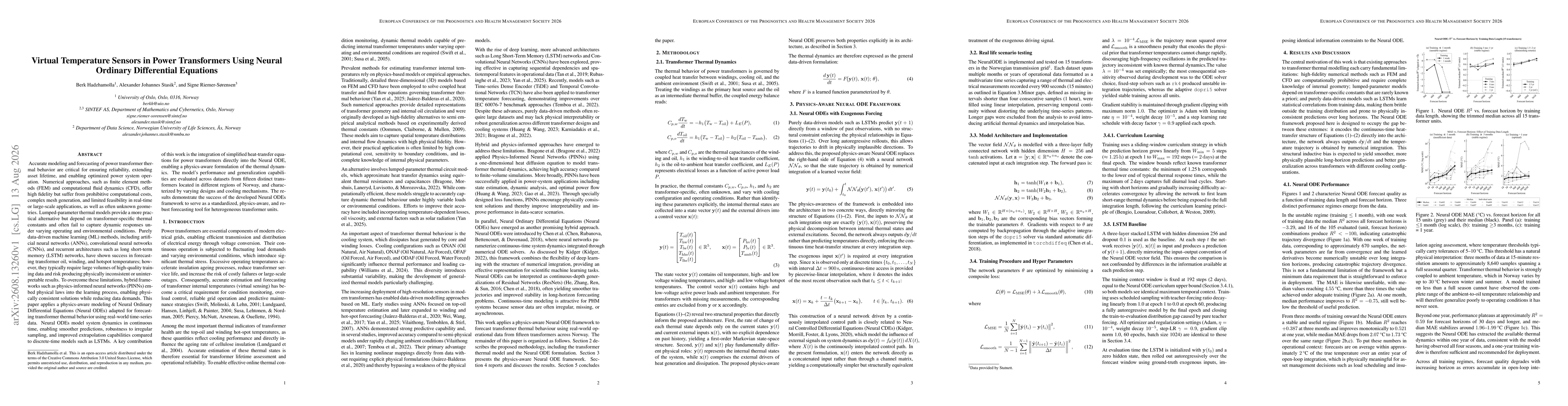 Thumbnail for Virtual Temperature Sensors in Power Transformers Using Neural Ordinary Differential Equations