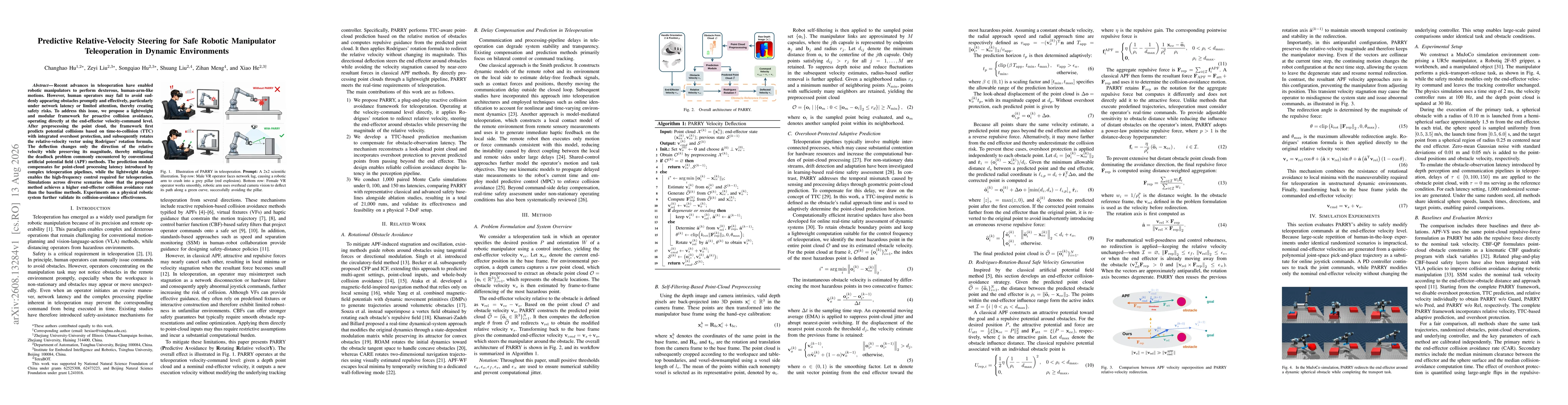 Thumbnail for Predictive Relative-Velocity Steering for Safe Robotic Manipulator Teleoperation in Dynamic Environments