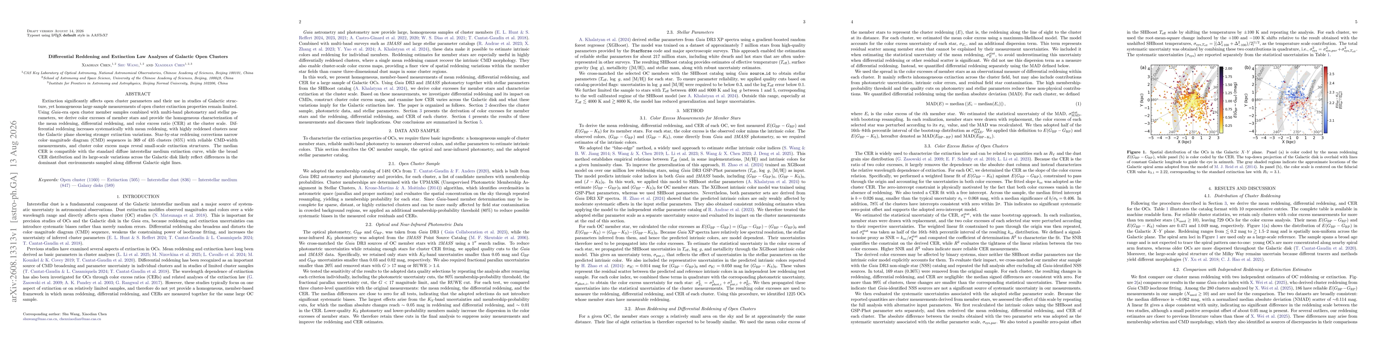 Thumbnail for Differential Reddening and Extinction Law Analyses of Galactic Open Clusters