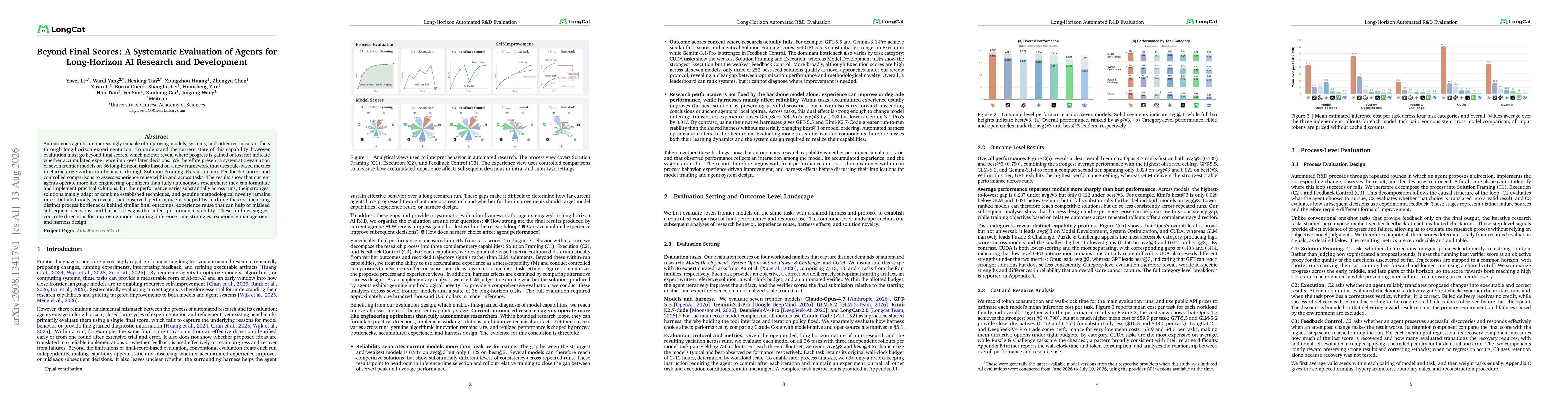 Thumbnail for Beyond Final Scores: A Systematic Evaluation of Agents for Long-Horizon AI Research and Development