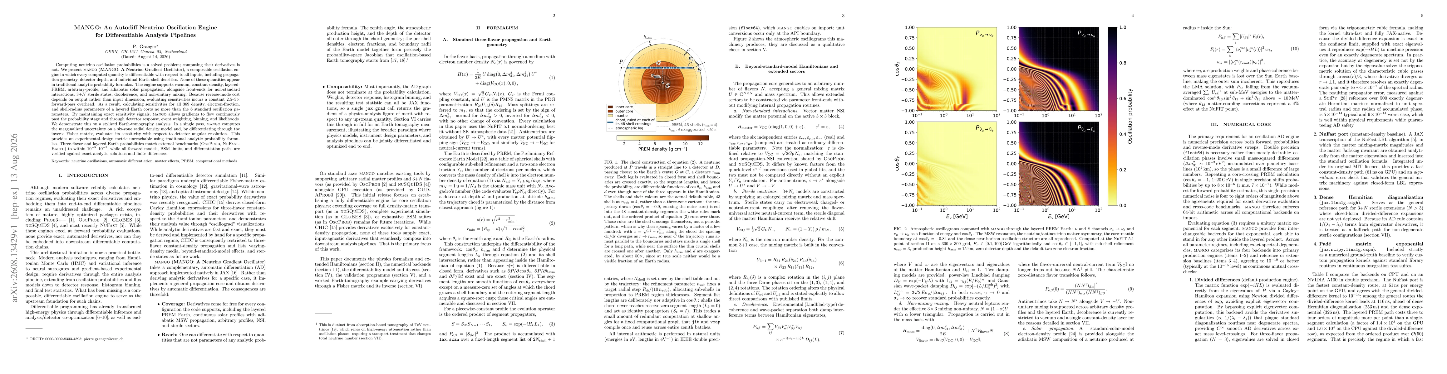 Thumbnail for MANGO: An Autodiff Neutrino Oscillation Engine for Differentiable Analysis Pipelines