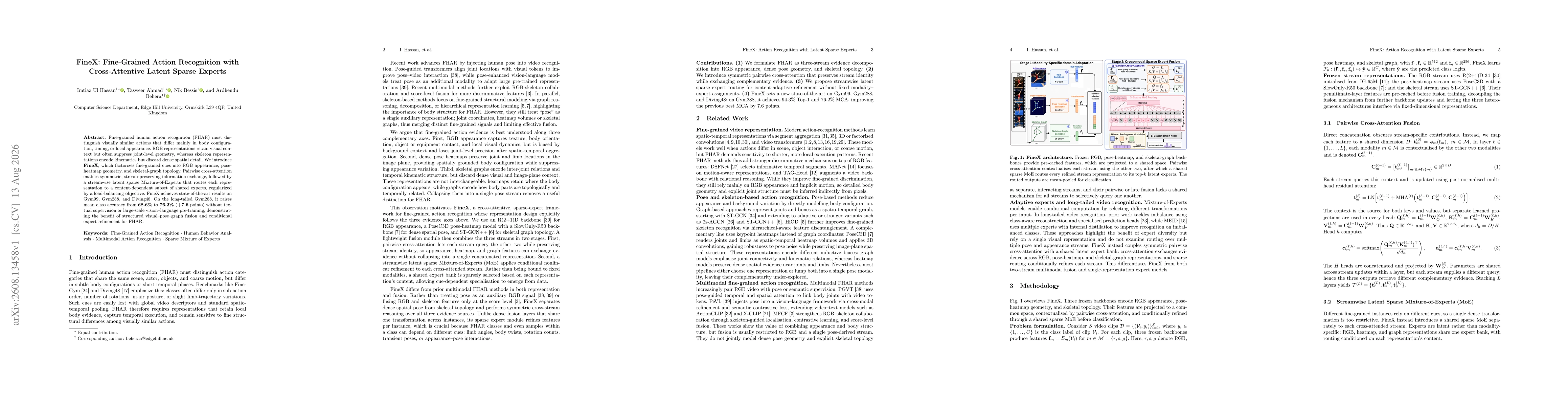 Thumbnail for Fine-Grained Action Recognition with Cross-Attentive Latent Sparse Experts