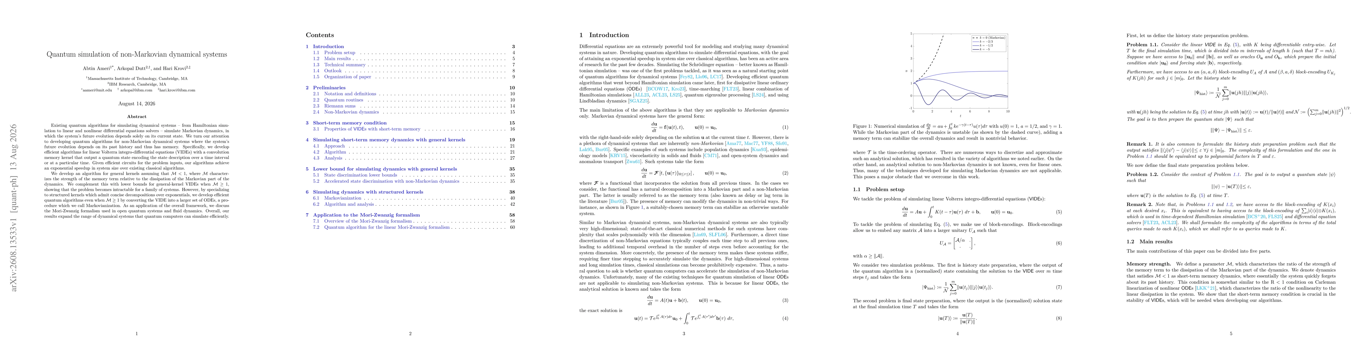 Thumbnail for Quantum simulation of non-Markovian dynamical systems