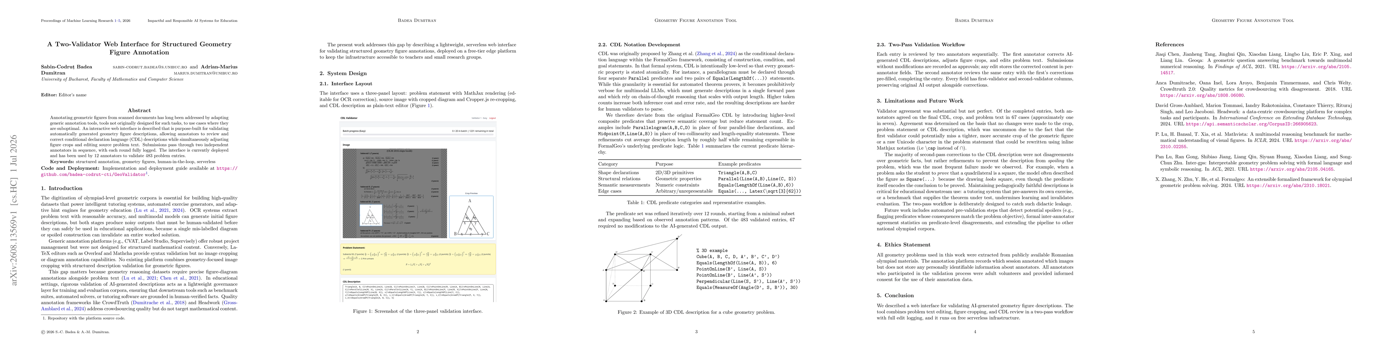 Thumbnail for A Two-Validator Web Interface for Structured Geometry Figure Annotation