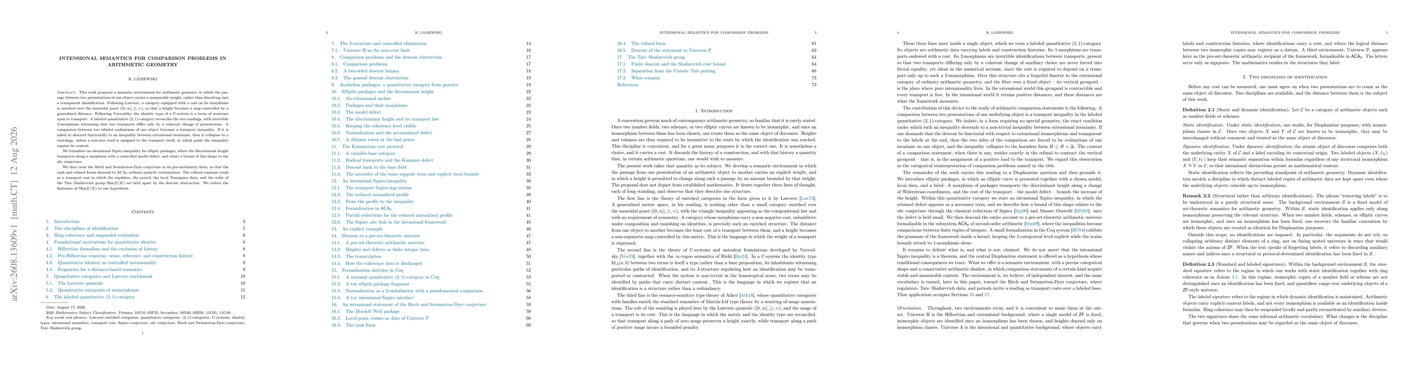Thumbnail for Intensional semantics for comparison problems in arithmetic geometry