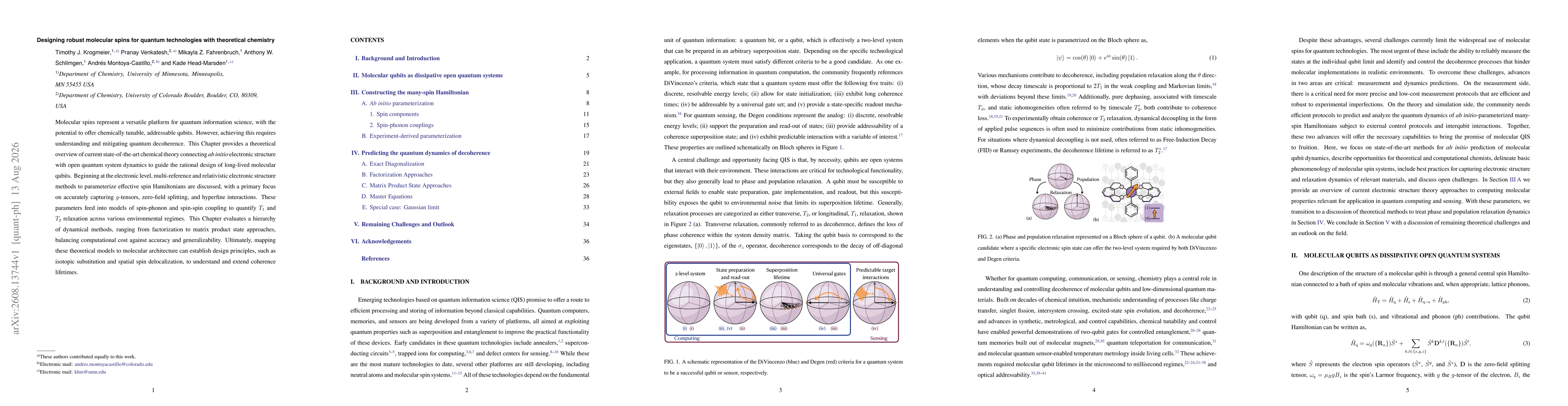 Thumbnail for Designing robust molecular spins for quantum technologies with theoretical chemistry