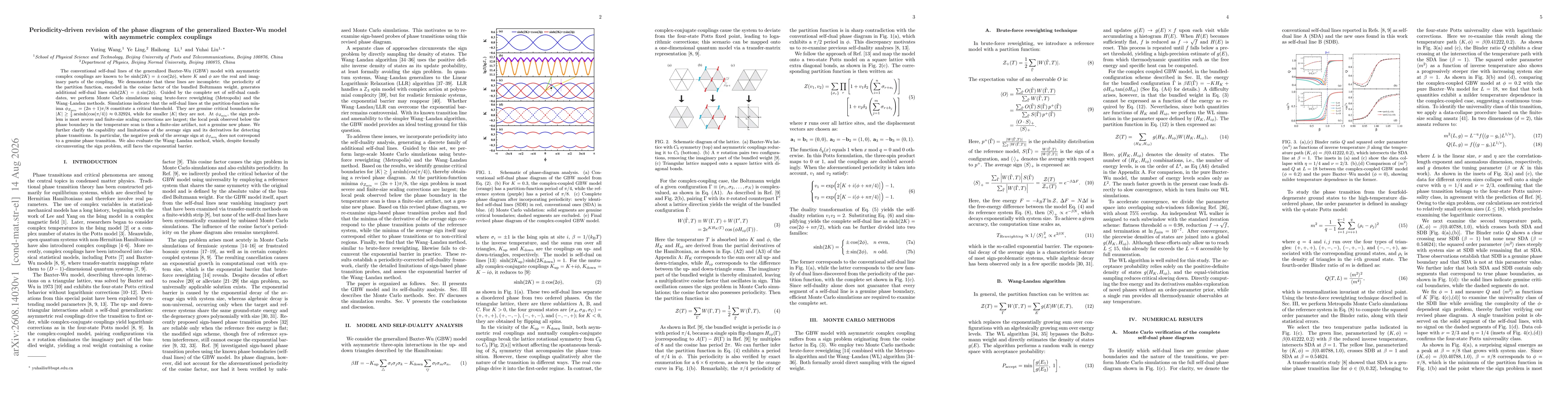 Thumbnail for Periodicity-driven revision of the phase diagram of the generalized Baxter-Wu model with asymmetric complex couplings
