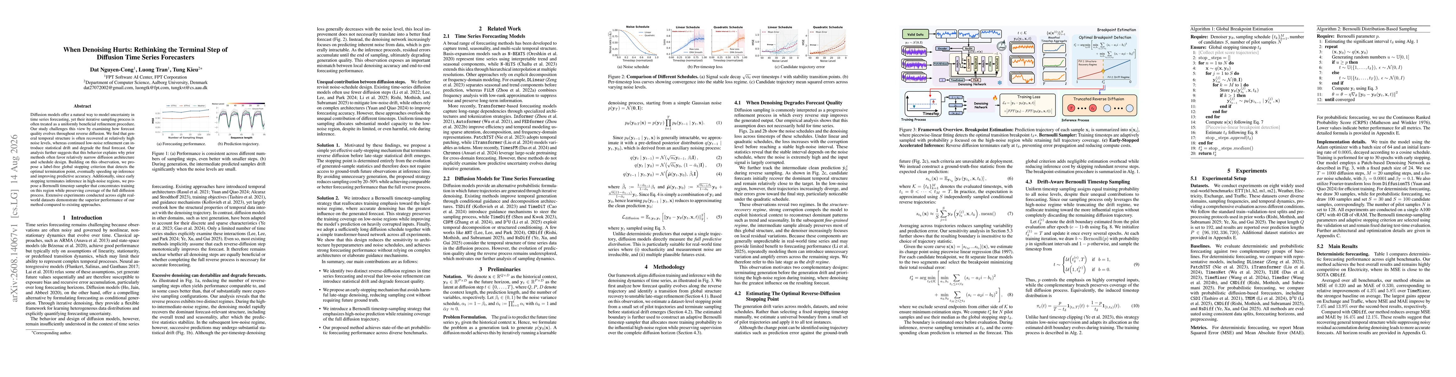 Thumbnail for When Denoising Hurts: Rethinking the Terminal Step of Diffusion Time Series Forecasters -- Extended Version