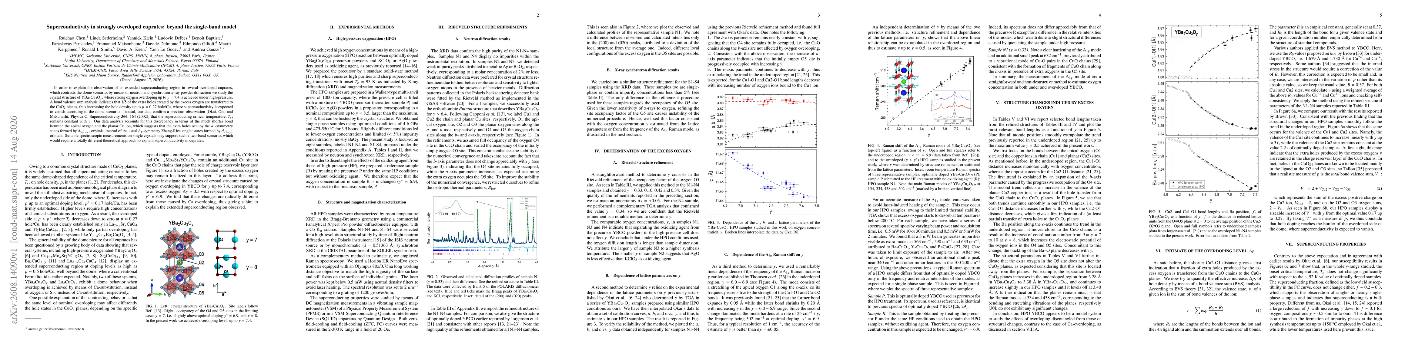 Thumbnail for Superconductivity in strongly overdoped cuprates: beyond the single-band model