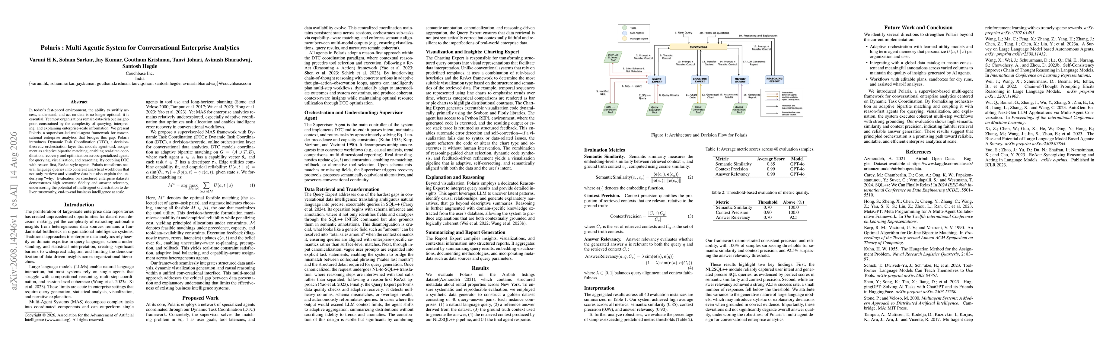 Thumbnail for Polaris : Multi Agentic System for Conversational Enterprise Analytics