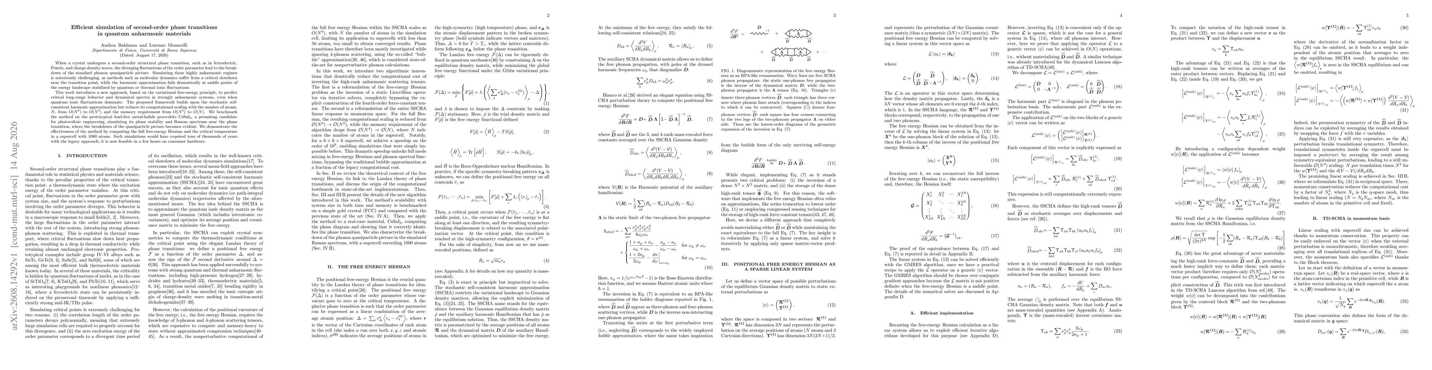 Thumbnail for Efficient simulation of second-order phase transitions in quantum anharmonic materials