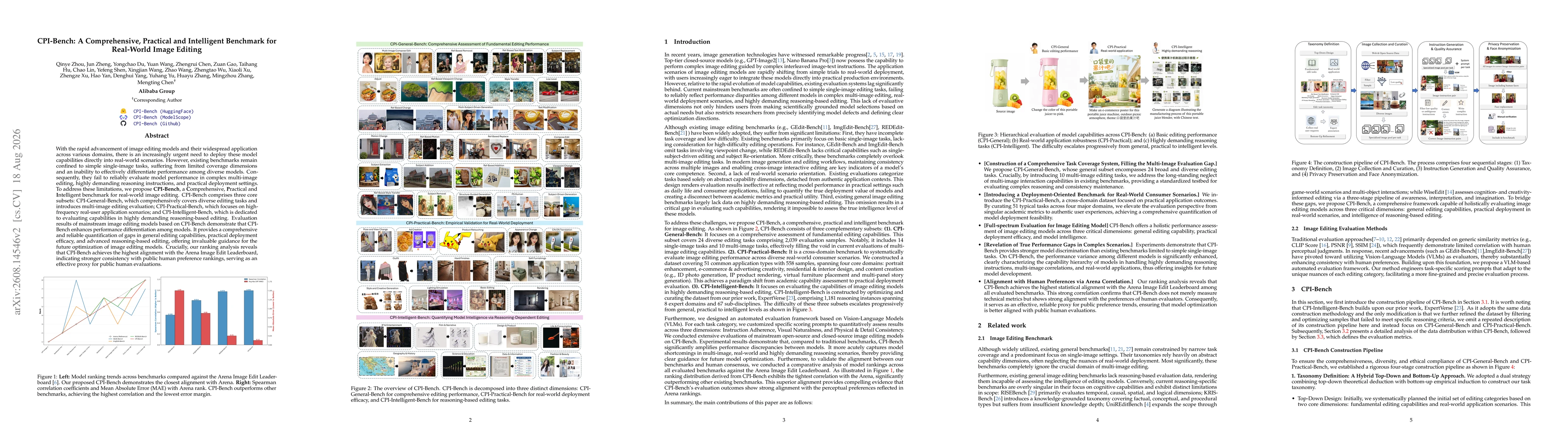 Thumbnail for CPI-Bench: A Comprehensive, Practical and Intelligent Benchmark for Real-World Image Editing