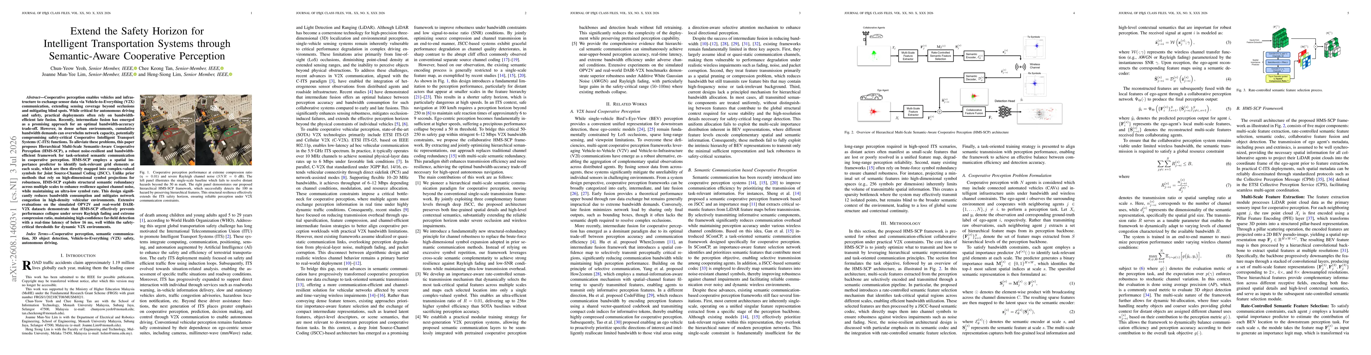 Thumbnail for Extend the Safety Horizon for Intelligent Transportation Systems through Semantic-Aware Cooperative Perception