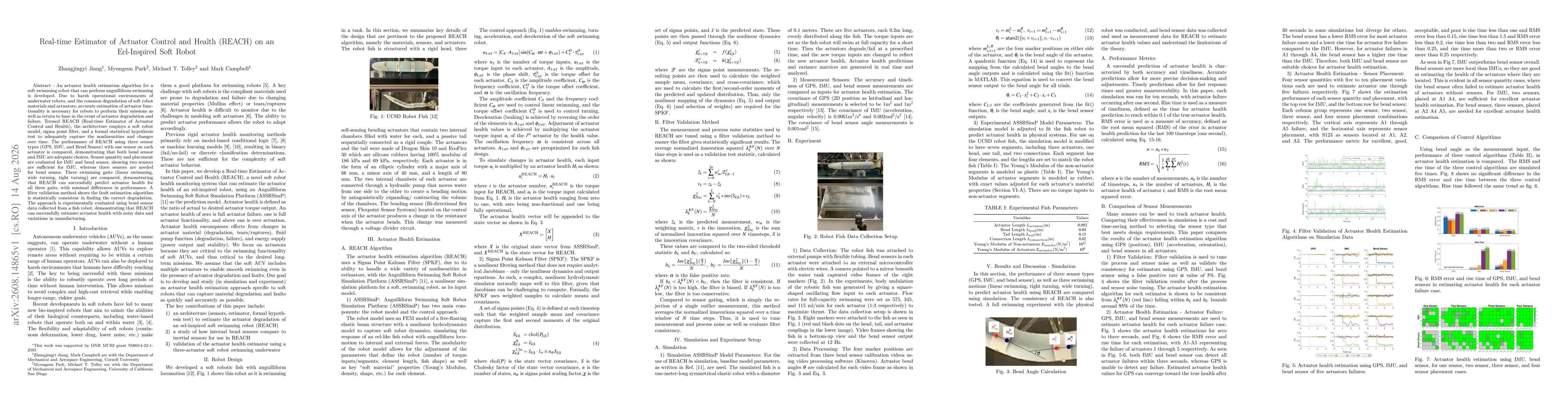 Thumbnail for Real-time Estimator of Actuator Control and Health (REACH) on an Eel-Inspired Soft Robot