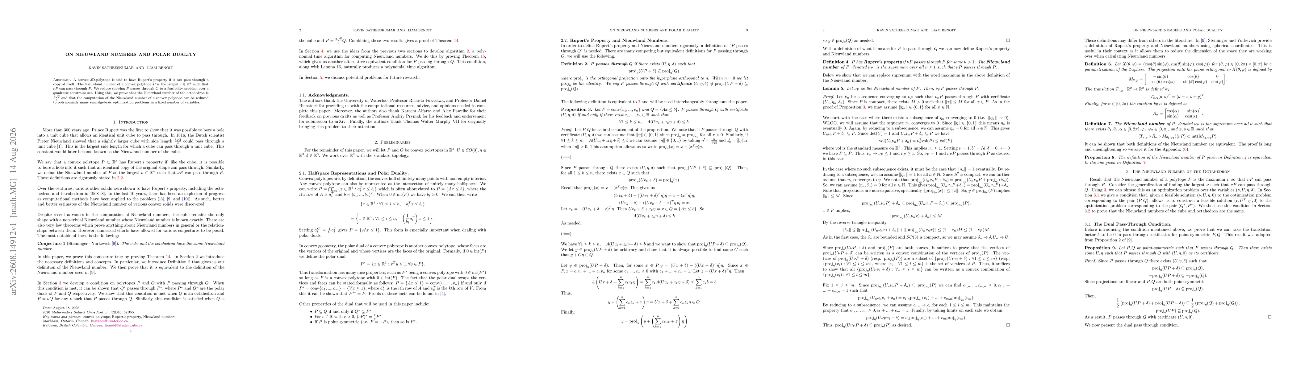 Thumbnail for On Nieuwland Numbers and Polar Duality