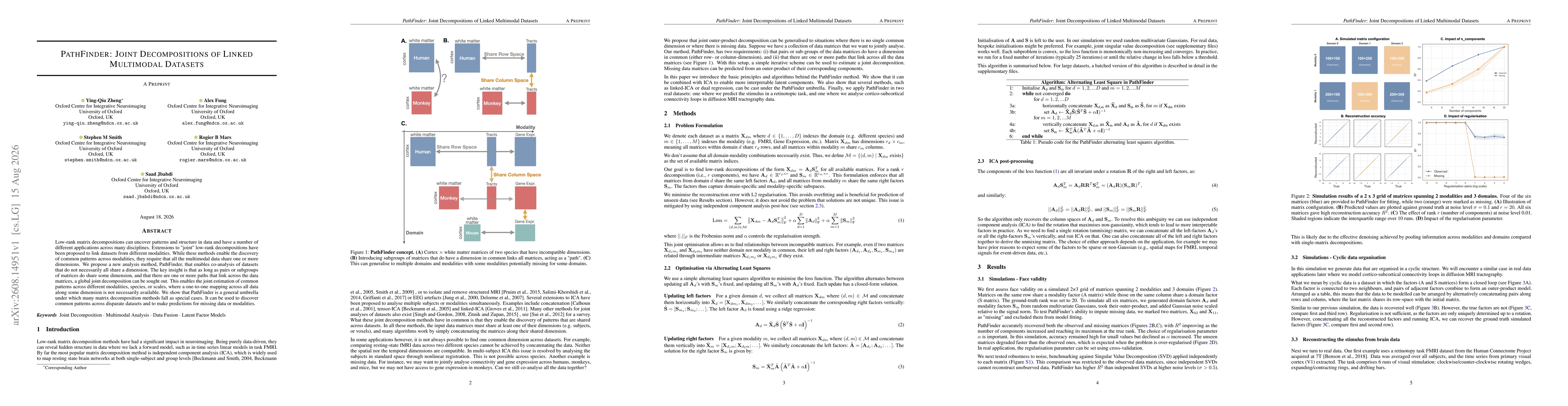 Thumbnail for PathFinder: Joint Decompositions of Linked Multimodal Datasets