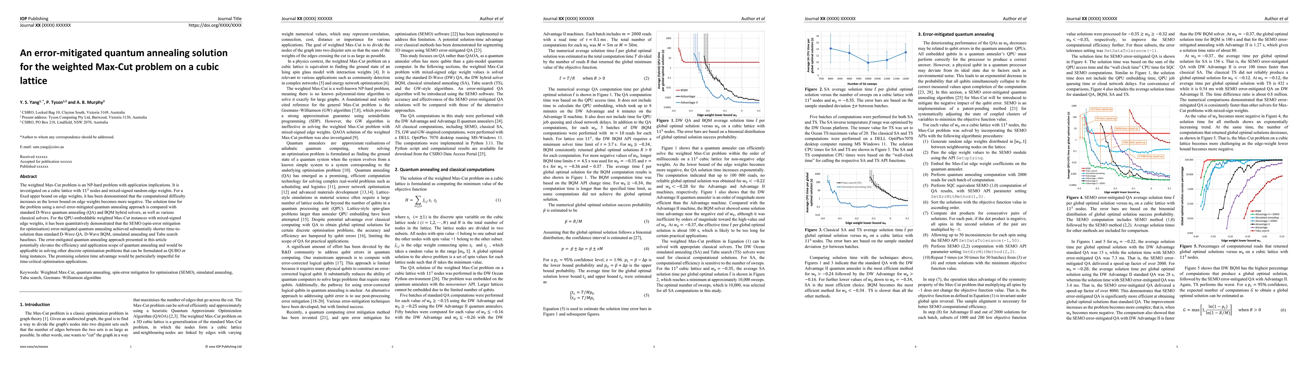 Thumbnail for An error-mitigated quantum annealing solution for the weighted Max-Cut problem on a cubic lattice