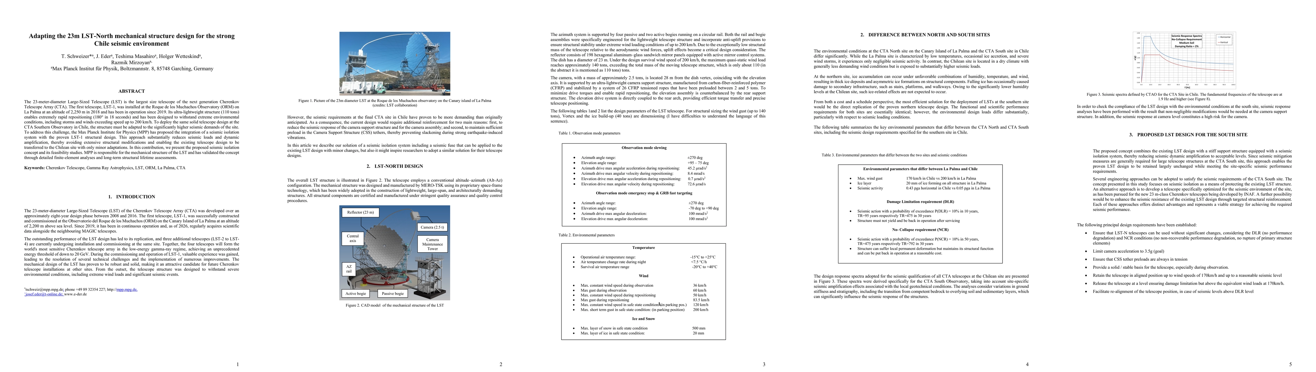 Thumbnail for Adapting the 23m LST-North mechanical structure design for the strong Chile seismic environment