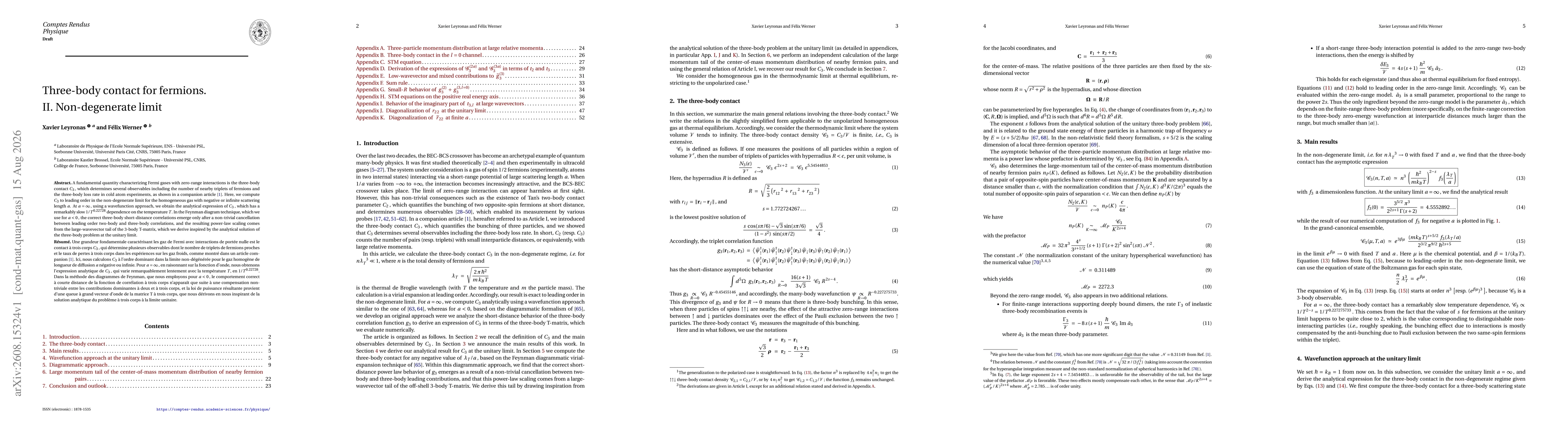 Thumbnail for Three-body contact for fermions. II. Non-degenerate limit