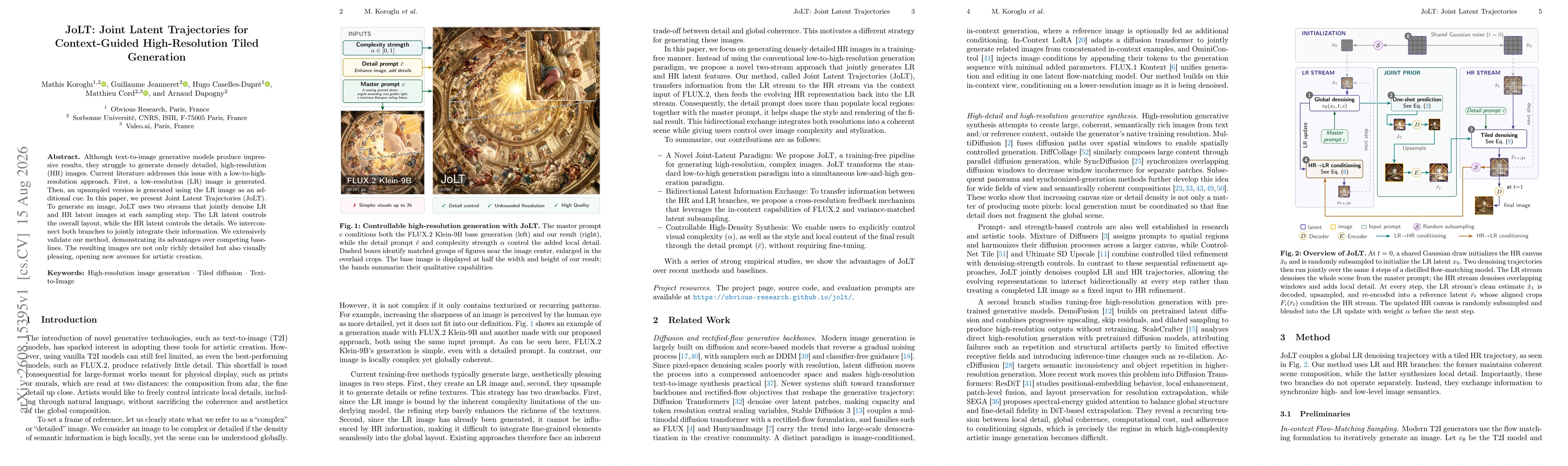 Thumbnail for JoLT: Joint Latent Trajectories for Context-Guided High-Resolution Tiled Generation