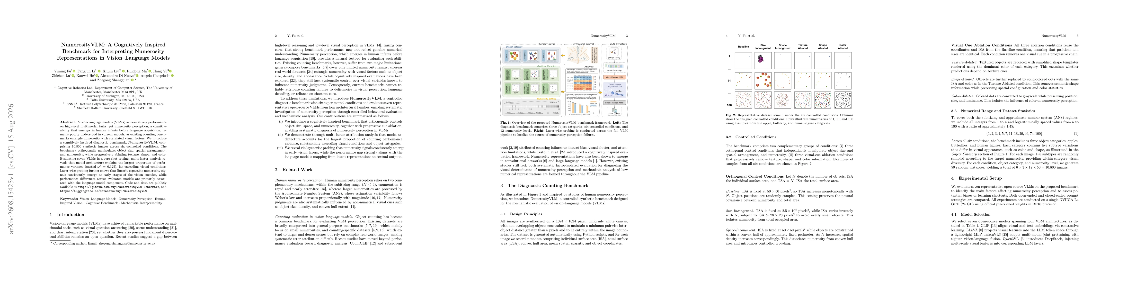 Thumbnail for NumerosityVLM: A Cognitively Inspired Benchmark for Interpreting Numerosity Representations in Vision-Language Models