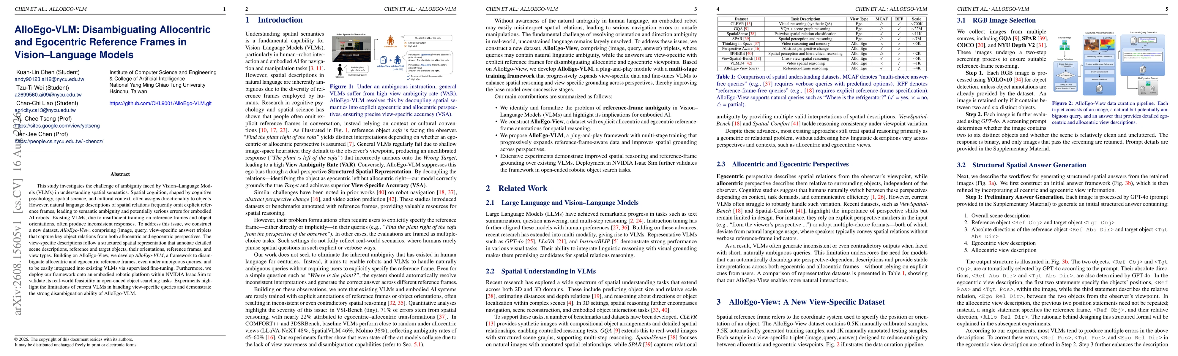 Thumbnail for AlloEgo-VLM: Disambiguating Allocentric and Egocentric Reference Frames in Vision-Language Models