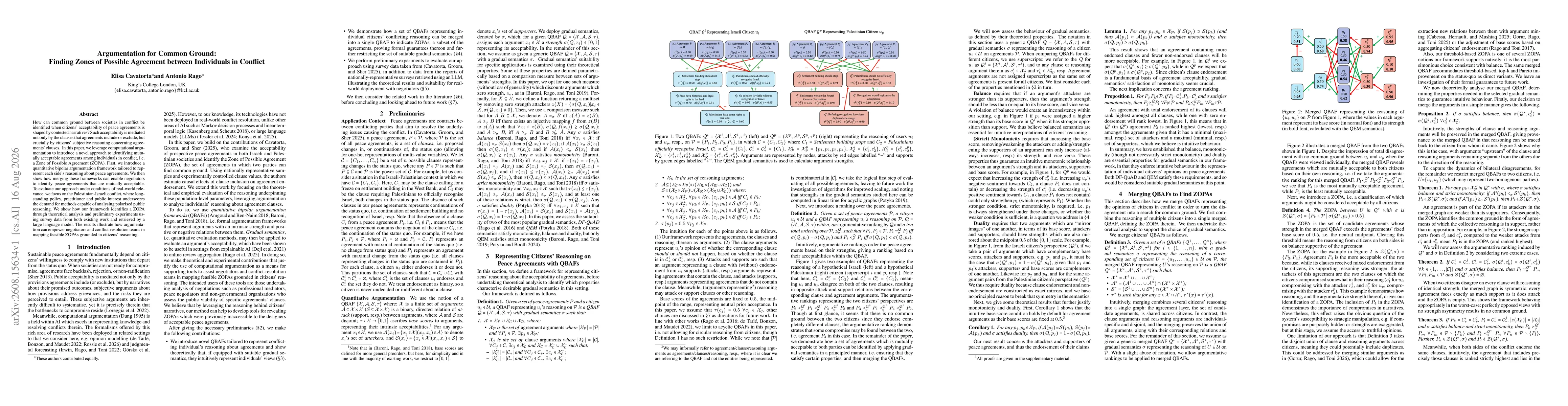 Thumbnail for Argumentation for Common Ground: Finding Zones of Possible Agreement between Individuals in Conflict