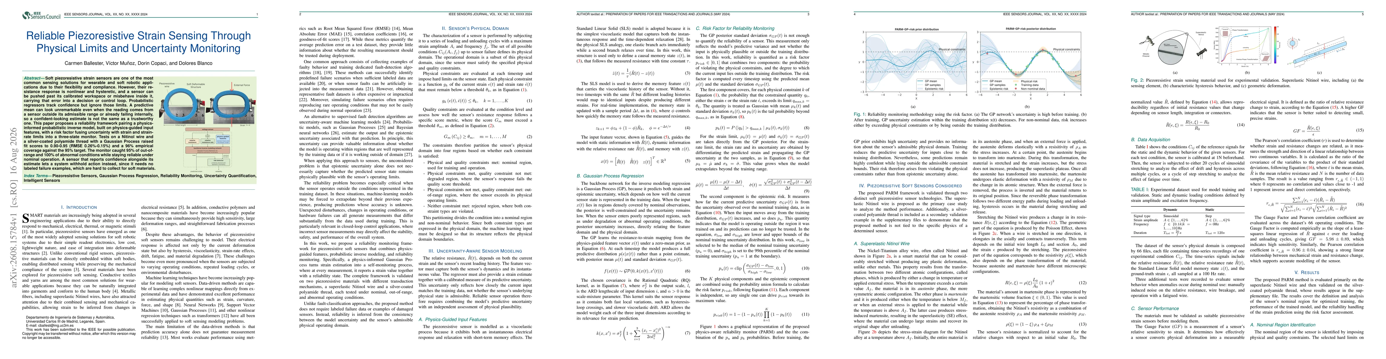 Thumbnail for Reliable Piezoresistive Strain Sensing Through Physical Limits and Uncertainty Monitoring