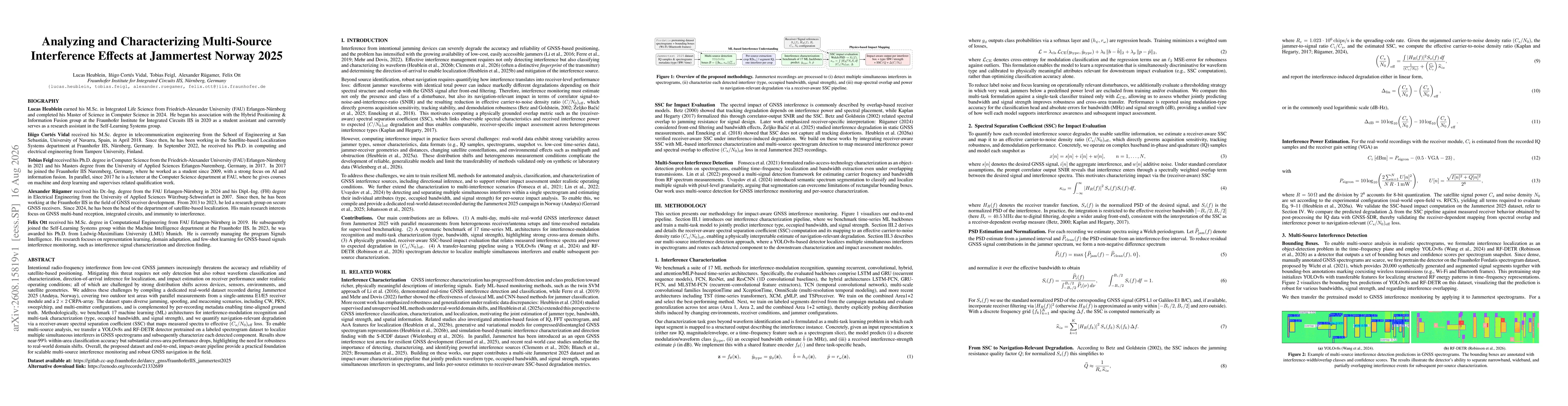 Thumbnail for Analyzing and Characterizing Multi-Source Interference Effects at Jammertest Norway 2025