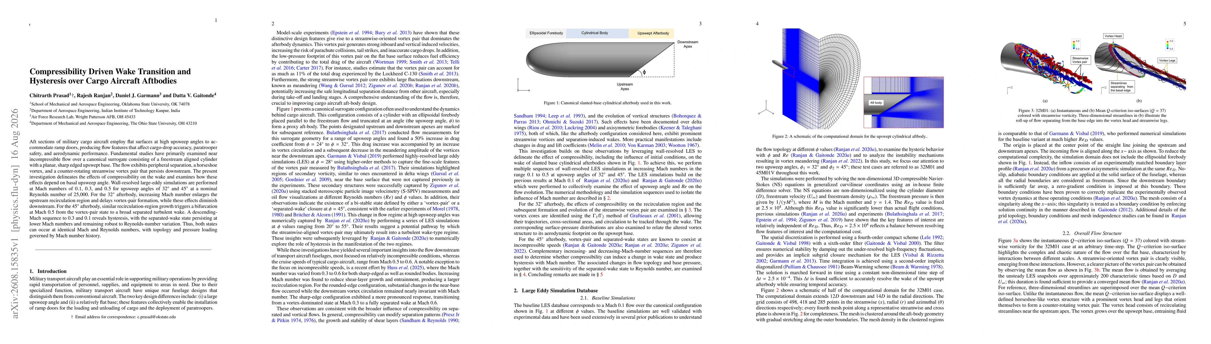 Thumbnail for Compressibility Driven Wake Transition and Hysteresis over Cargo Aircraft Aftbodies