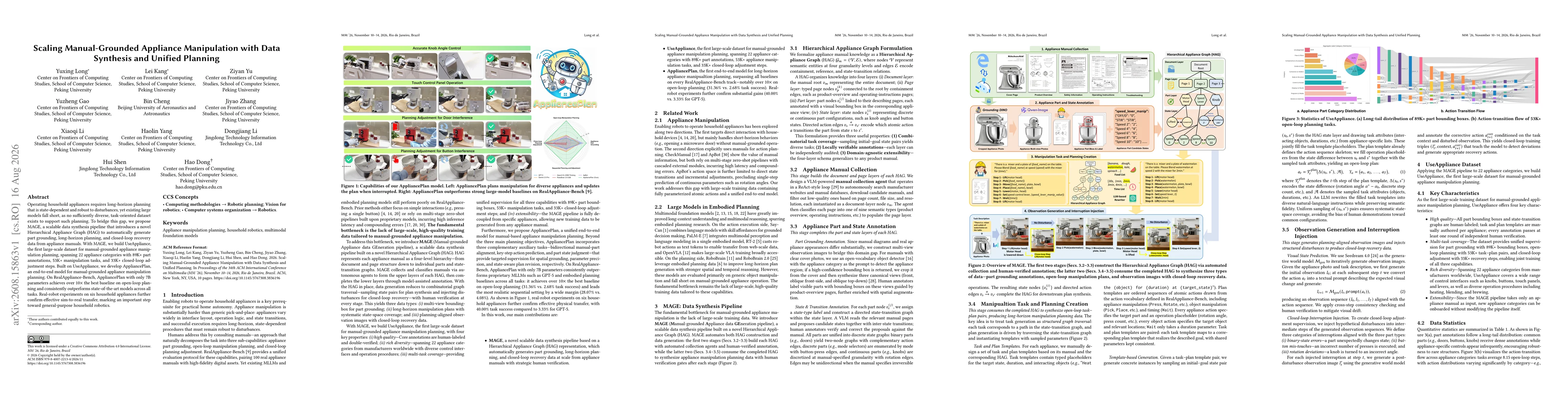 Thumbnail for Scaling Manual-Grounded Appliance Manipulation with Data Synthesis and Unified Planning